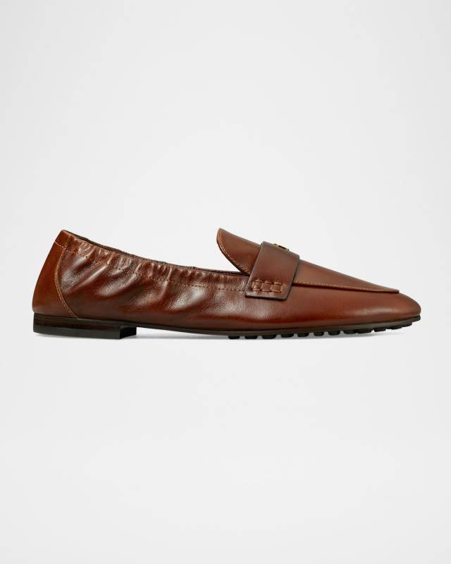 Leather Slip-On Loafers